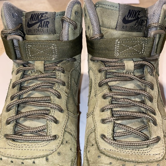 SUEDE NIKE AIR FORCE 1s - Picture 4 of 8